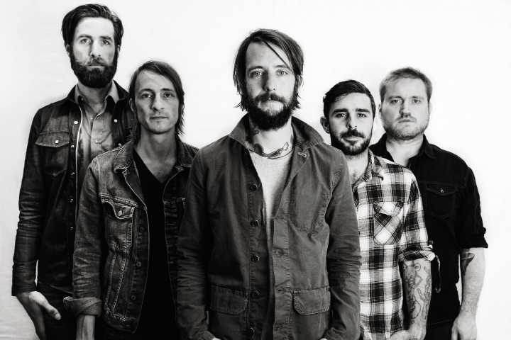 Lead guitarist Tyler Ramsey, bassist Bill Reynolds, lead singer/songwriter Ben Bridwell, drummer Creighton Barrett, and keyboardist Ryan Monroe.