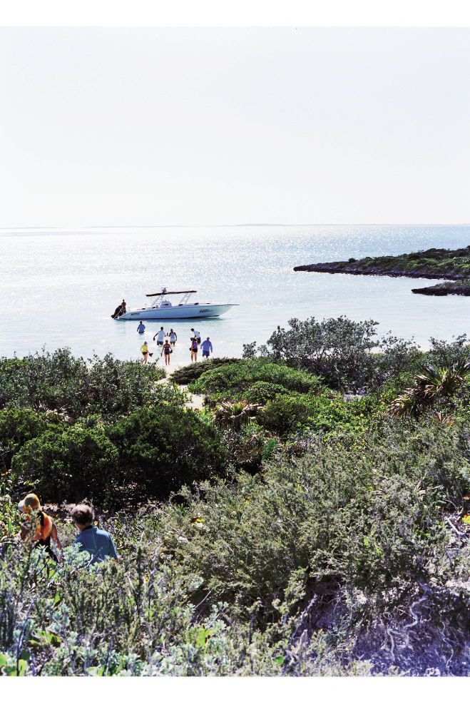By boat, visitors can explore lesser-known islands on balmy winter days