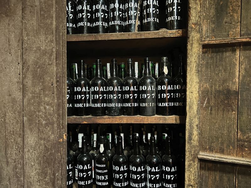 Vintage Boal wines at H.M. Borges.