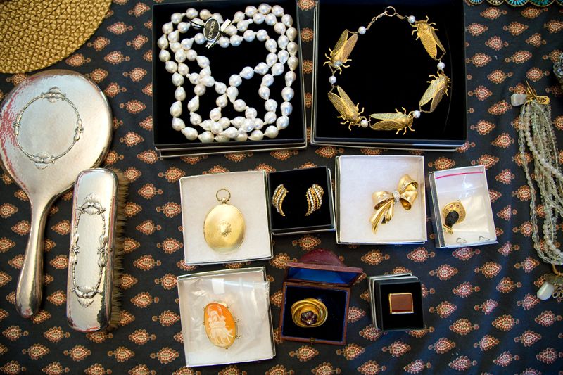 Props and accessories from Croghan&#039;s Jewel Box; photo by Mac Kilduff