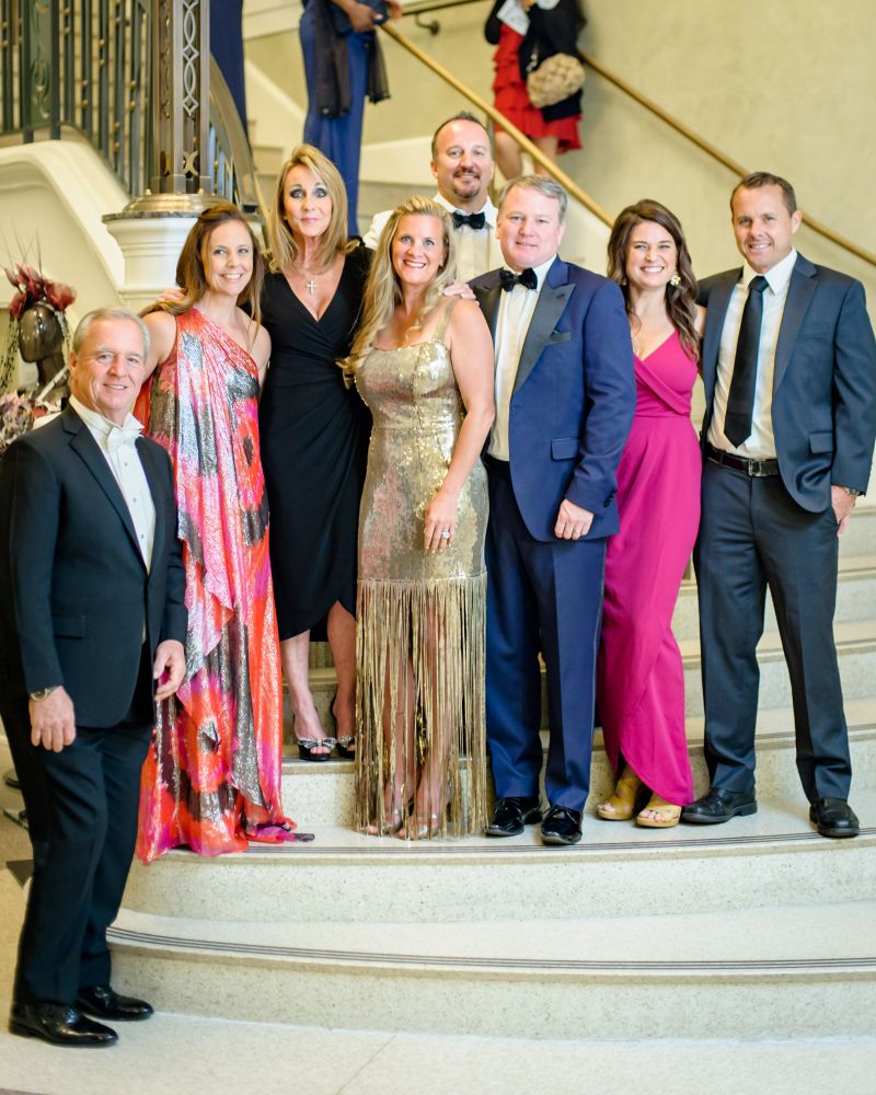 Kevin Gary, Tanya Fitzgerald, Sandra Gary, Sarah and Bart Smith, Tom Fitzgerald, and Elena and Jeff Lawson