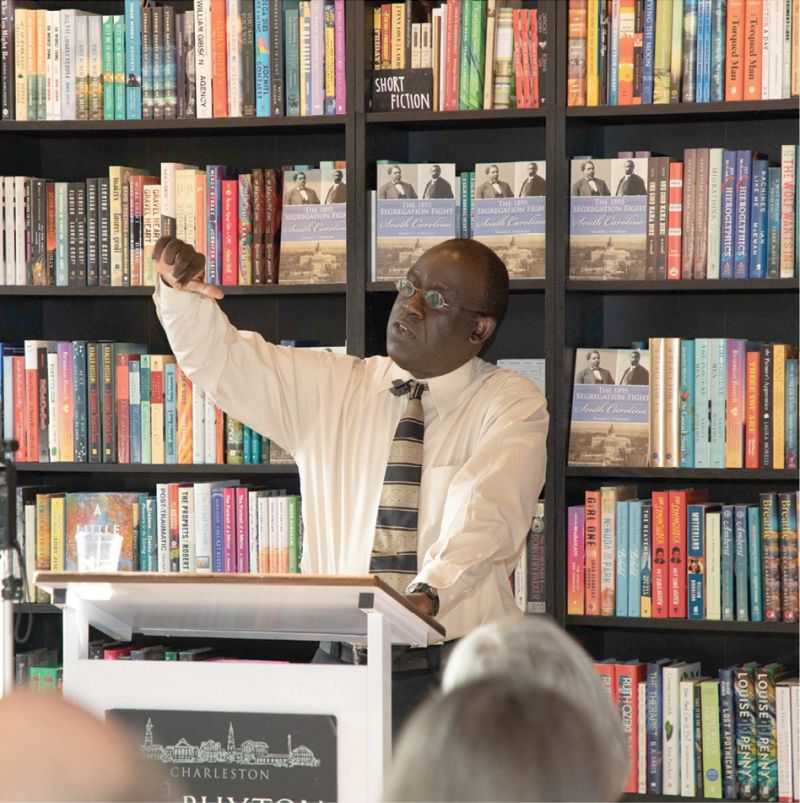 King Street’s latest literary retailer, Buxton Books­ hosts numerous events and readings, such as one by local author Damon Fordham.