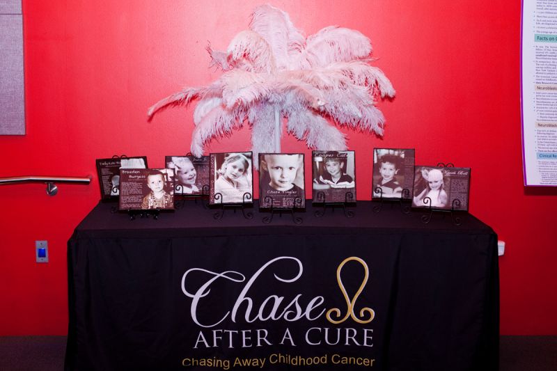 Photographs of children the organization has aided.