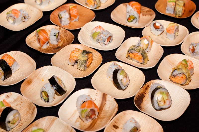 Sushi bites were provided by Wasabi.