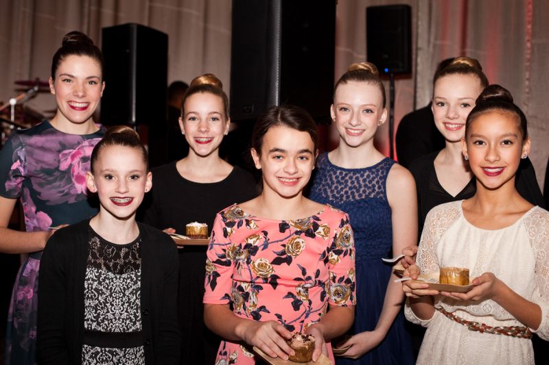 Ballerinas Meagan Horres, Gracen Nelson, Allie Horres, Katie Fulmur, Macy Roberts, Abby Haynes, and Caitlyn Hall