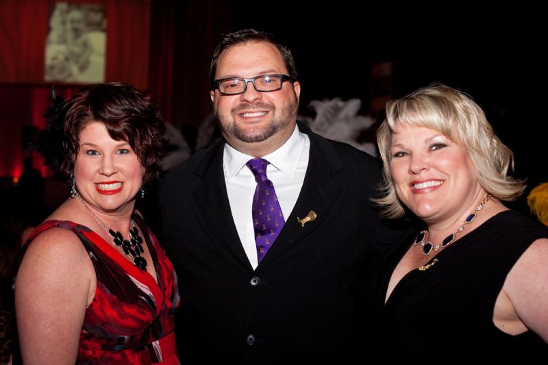 Stephanie and Wally Baird with Courtney Bruffey