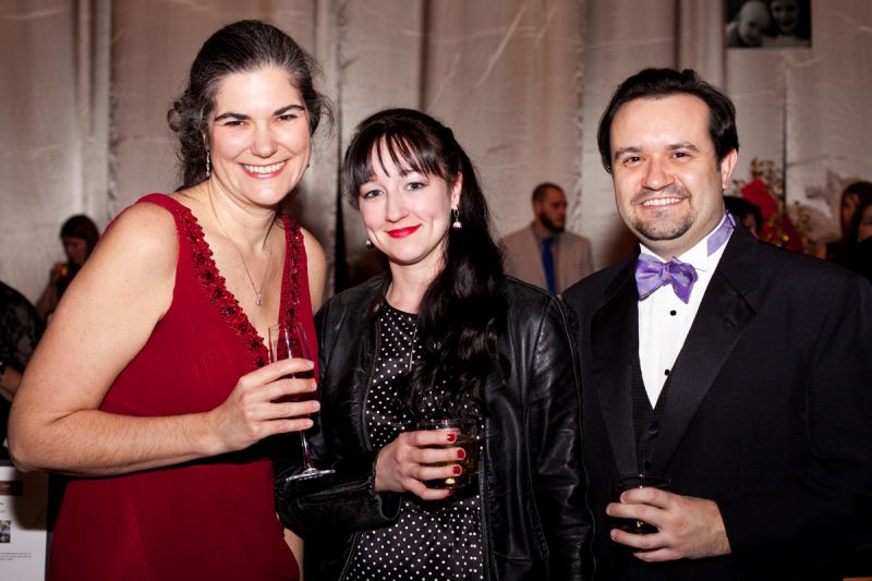 Abbie Hughes, Rachel Anderson, and Tyler Bennett