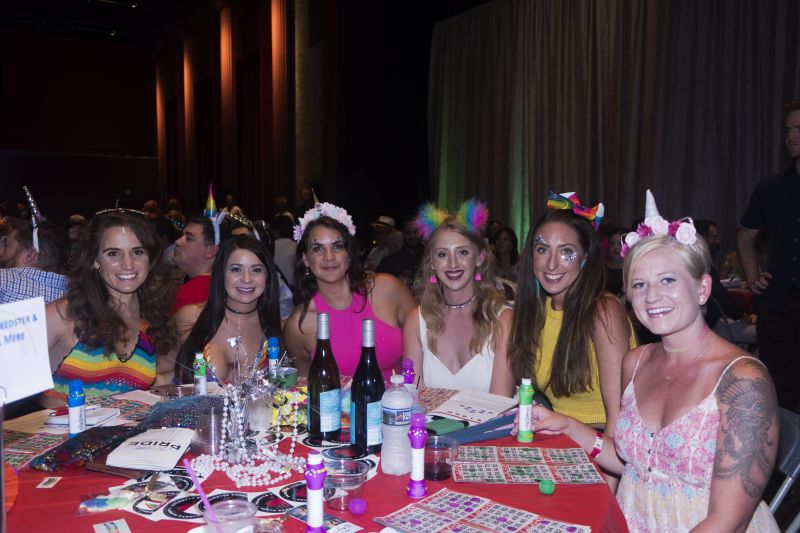 Colorful headwear, unicorn horns especially, was highly encouraged.