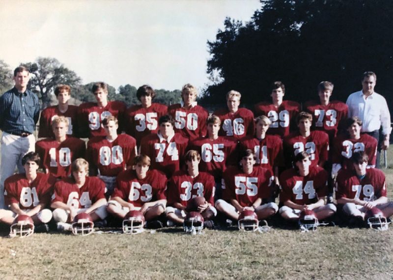 A fierce bruiser on the Porter-Gaud football team, Hendrix got his first taste of fame thanks to an inadvertent interception.