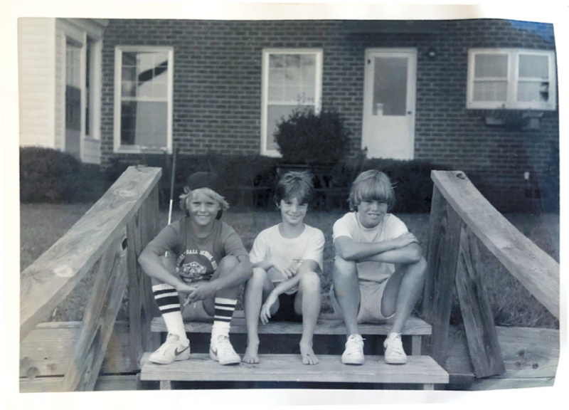 Hanging with his cousins in  Mount Pleasant’s Old Village