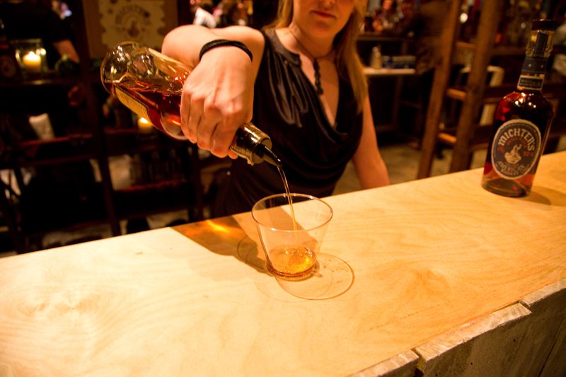 Each booth featured a distillery, which had representatives making custom cocktails for guests.