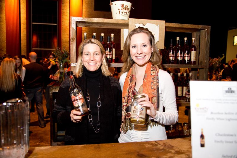 Reuben Scarbourough &amp; Sara Linton with Firefly Distillery.