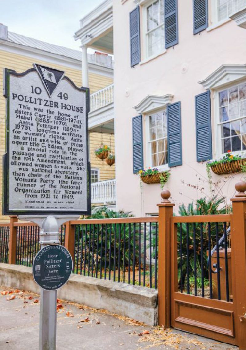 The Pollitzer family home at 5 Tradd Street.
