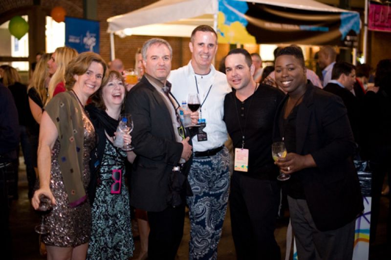 Andrew C. Peterson and friends celebrate friend, and music maestro for the evening, Quiana&#039;s big night