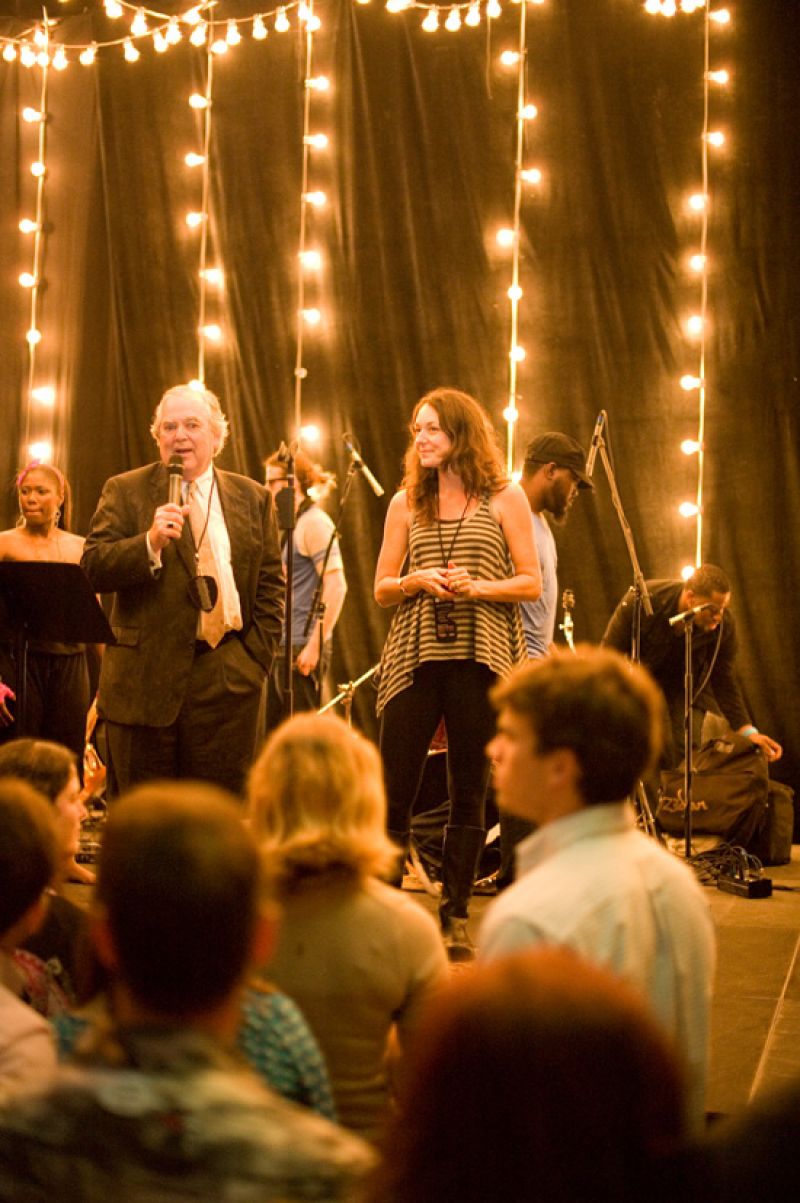 Misty Lister and Rick Jerue wrapping up a fun-filled fete