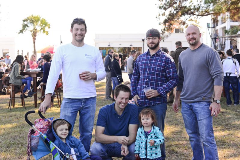 Matthew Wied with Peter Wieckowski, Michael Wied with Hannah Wied, Danny Panciera, and Kevin Hammer