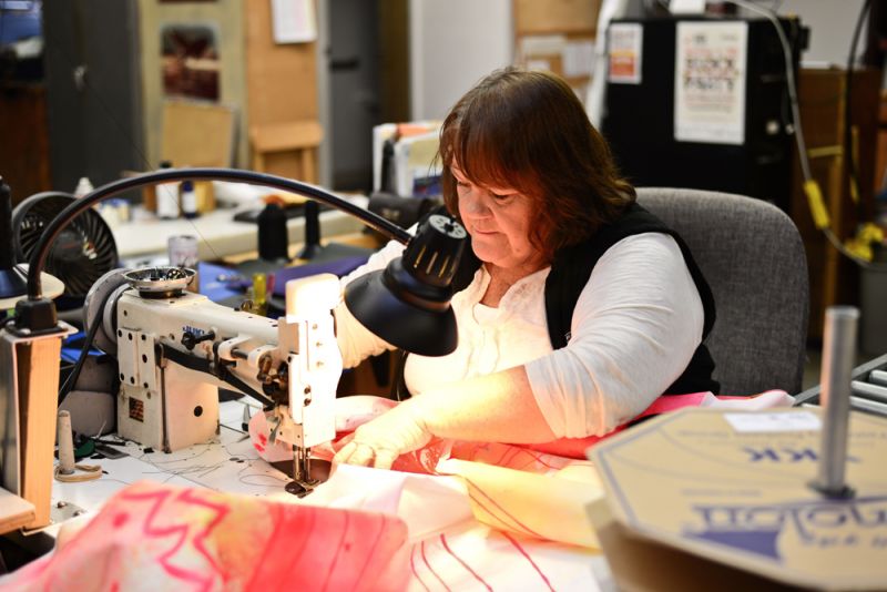 Cindy Packard custom sews all Folbot kayaks.