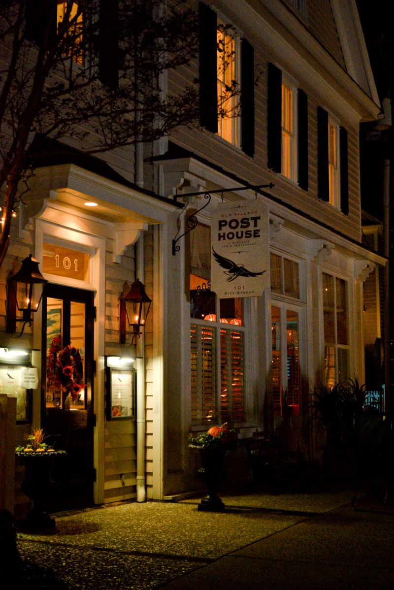 Samples of savory soup from the Post House were available for tasting