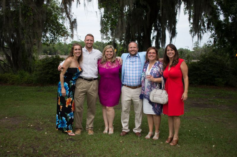 Jen Stewart, Nicholas Mello, and Carter Coyle with Matt and Tammy Conklin