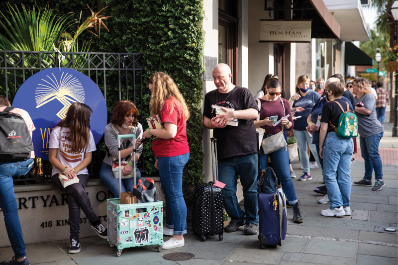 YALLFest, the world’s largest young adult fiction book festival, draws thousands of middle grade and YA fans from around the country, who don’t mind waiting in long lines to get books signed by some of the 77 authors who participate.