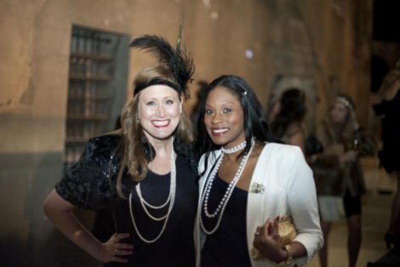Cashion Drolet and Lauren Candies. Lauren has been to the Red Party every year.