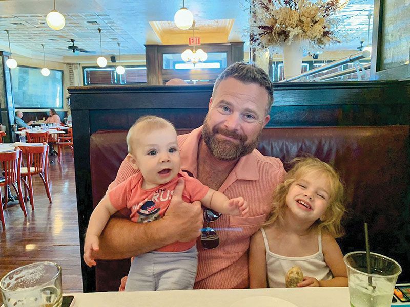 Warm Embrace: “The best part of my day is getting a group hug from my four-year-old, Genevieve, and one-year-old, Vedder. No better feeling in the world.”