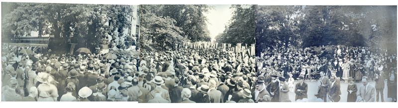 A 1918 suffrage march in Washington, DC.