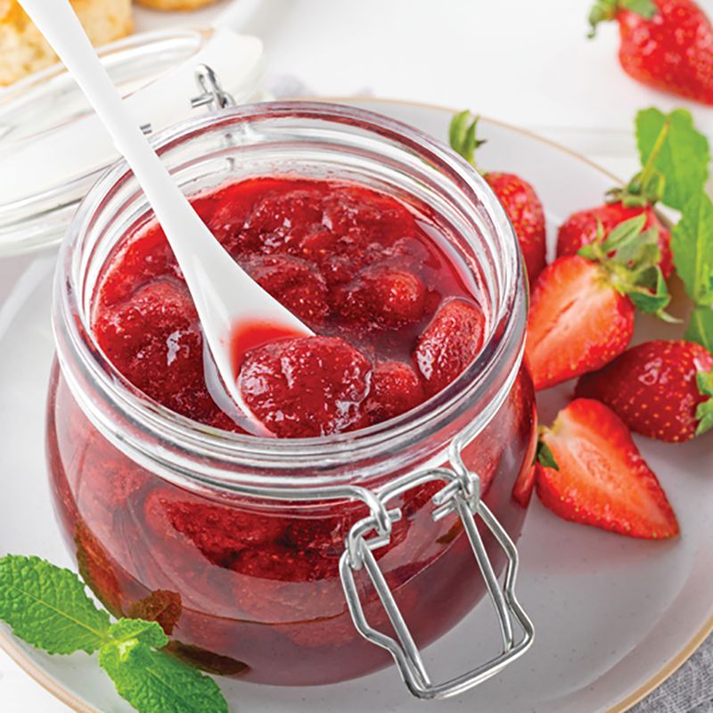 Strawberry-Mint Preserves
