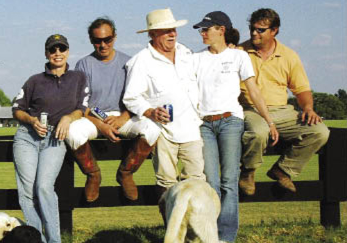 Aftercare for humans includes getting together for food and a beer with the dogs.